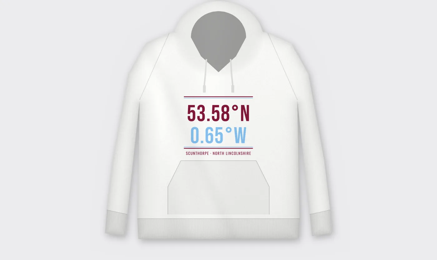 Scunthorpe Coordinates Hoodie