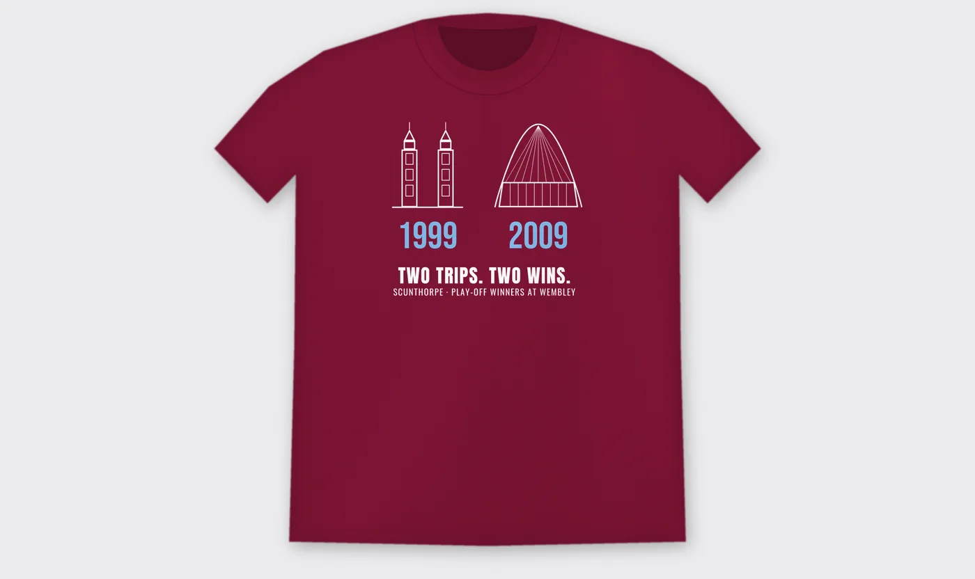 Two Trips Two Wins Wembley T-Shirt