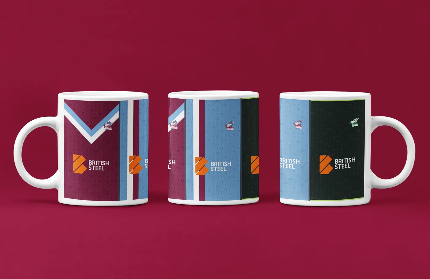 Scunthorpe United Home, Away & Third Kit Mug