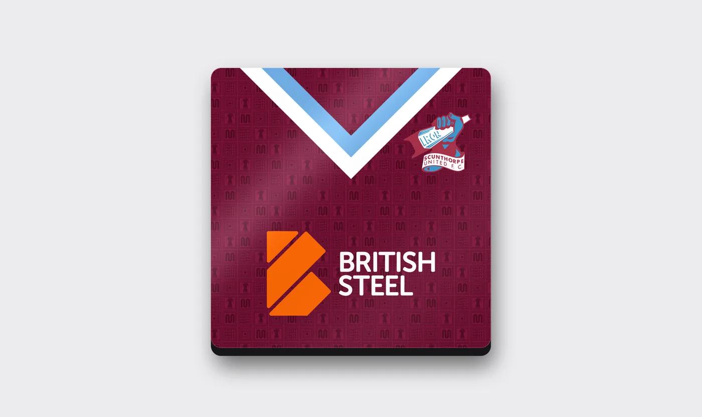 Scunthorpe United Home Kit Coaster