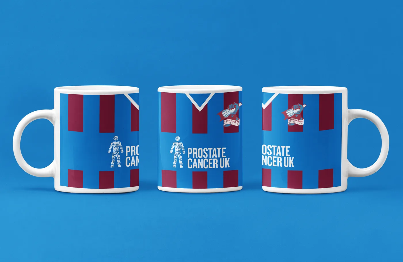 Scunthorpe United Prostate Cancer UK Kit Mug