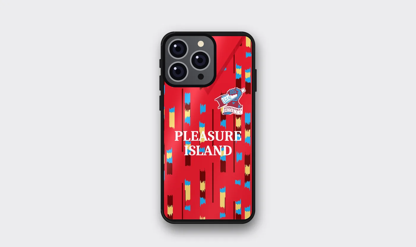 Scunthorpe United Pleasure Island Retro Kit Phone Case